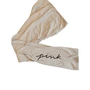 Victoria's Secret pink cursive classic legging gray womens small y2k lounge